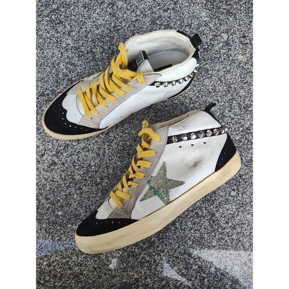 Golden Goose Midstar Studded Sneaker size 38 - Picture 1 of 12
